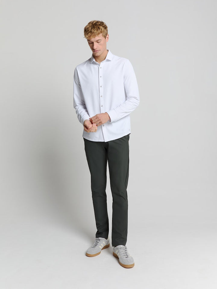 Pants Chino 4-way Stretch Sedoc - Groen Dessin