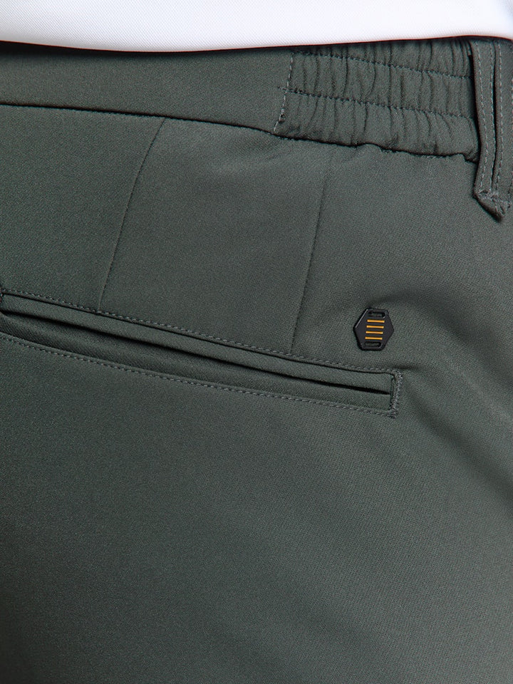 Pants Chino 4-way Stretch Sedoc - Groen Dessin