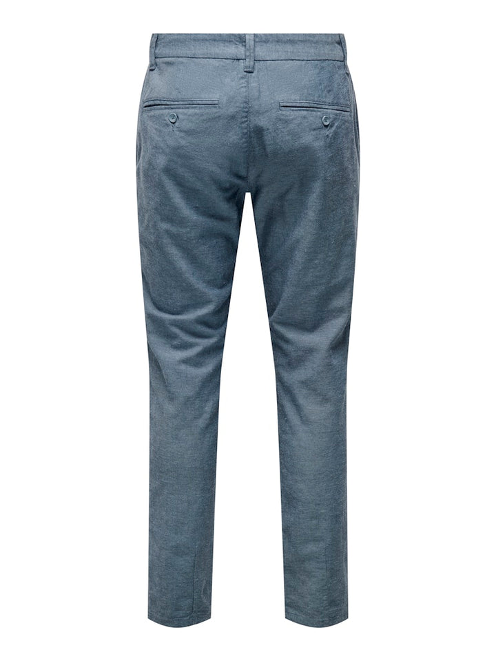 Onsmark Tap 0011 Cotton Linen Pant - Blauw