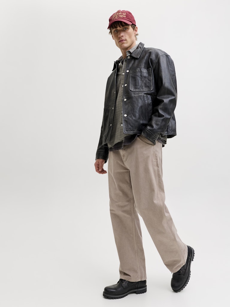Jpstalex Raye Worker Pants - Taupe