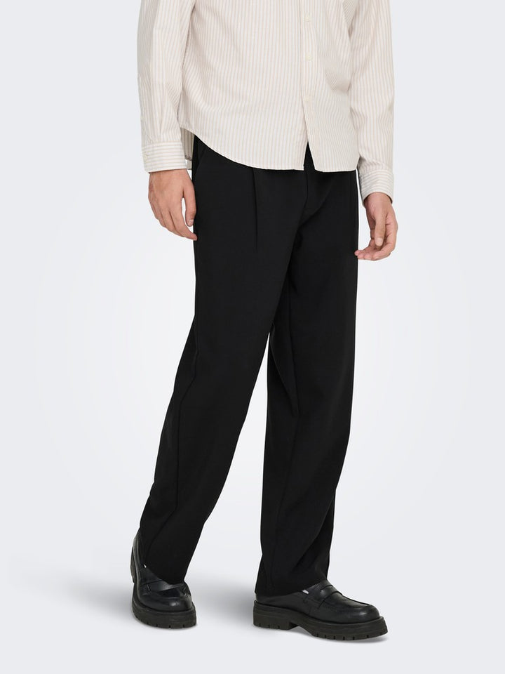 Onswill 0292 Loose String Pant Frml Noos - Zwart