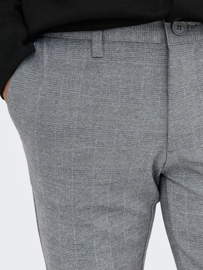 Onsmark Check Pants Hy 9887 Noos - Grijs Dessin