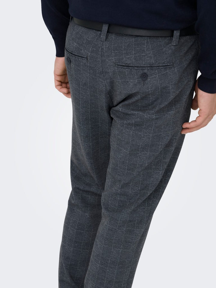 Onsmark Check Pants Hy Gw 9887 Noos - Grijs Dessin