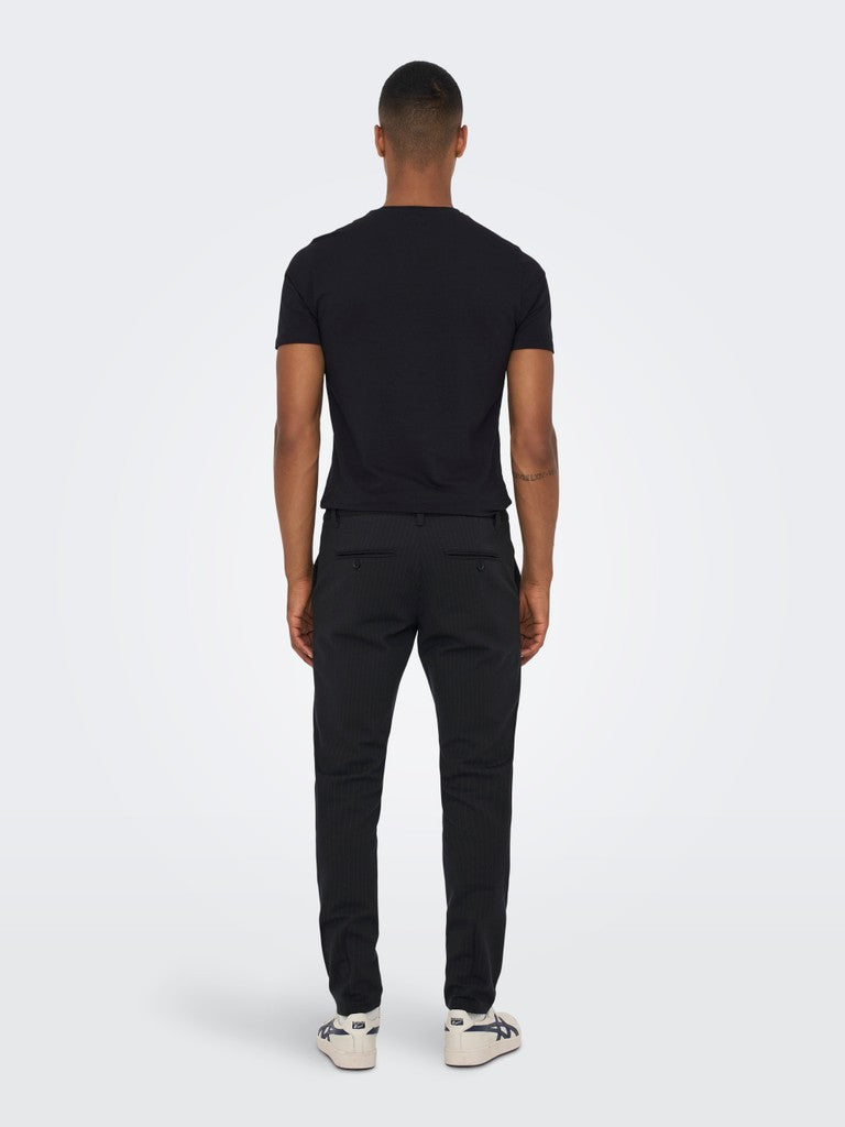 Onsmark Pant Stripe Gw 3727 Noos. . 1937. - Zwart Dessin