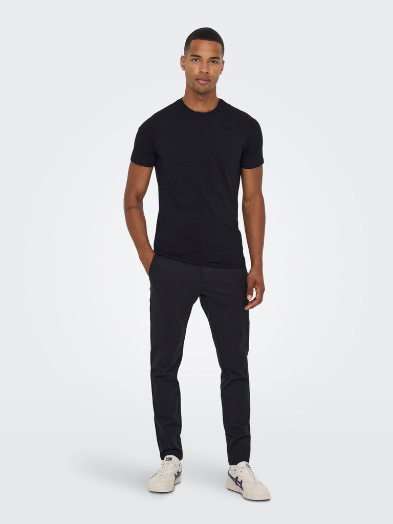 Onsmark Pant Stripe Gw 3727 Noos. . 1937. - Zwart Dessin