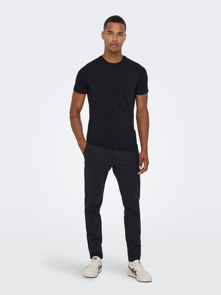 Onsmark Pant Stripe Gw 3727 Noos. . 1937. - Zwart Dessin