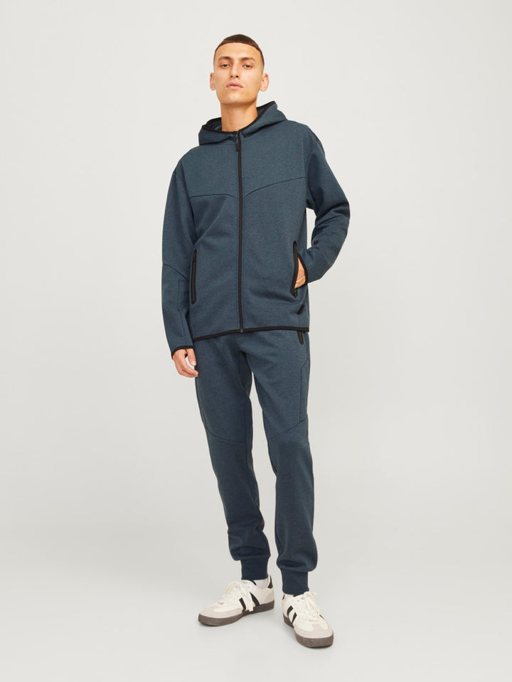 Jpstwill Jjfusion Sweat Pants Nb No - Petrol Blauw