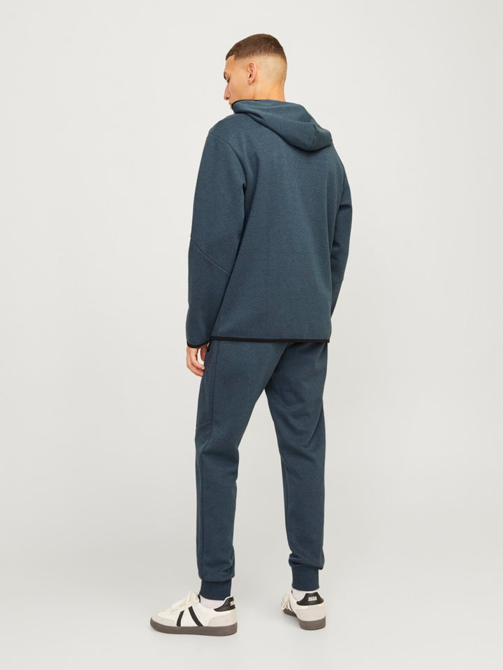 Jpstwill Jjfusion Sweat Pants Nb No - Petrol Blauw