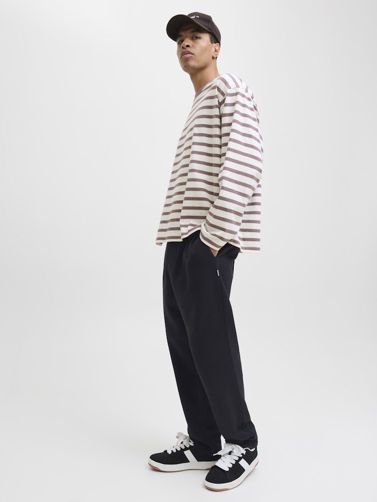 Jpstkane Bradley Uncuffed Swt Pants Noos - Zwart