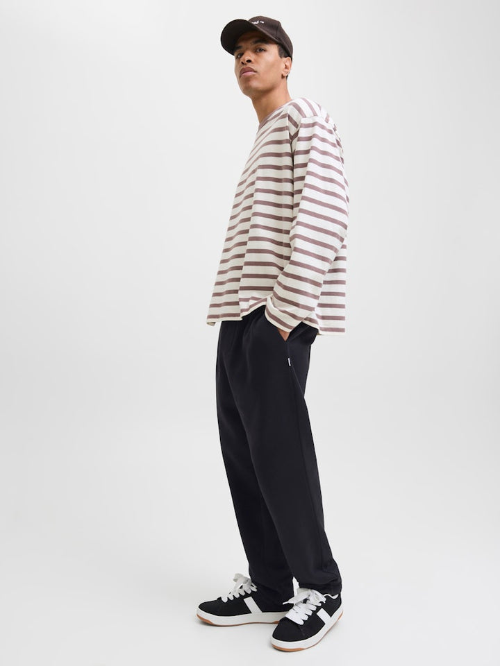 Jpstkane Bradley Uncuffed Swt Pants Noos - Zwart