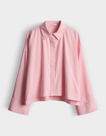 Opus Fundra blouse l/m dames koraal rood
