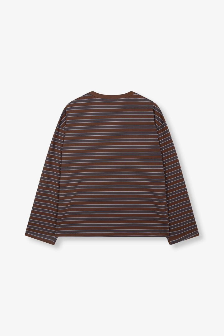 Refined department R2610845293 top met lange mouwen bruin dessin
