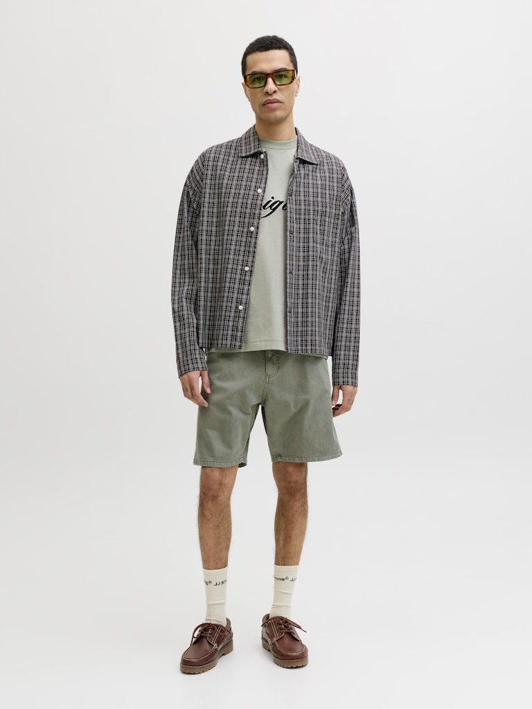 Jpsttony Raye Worker Short Mid - Groen