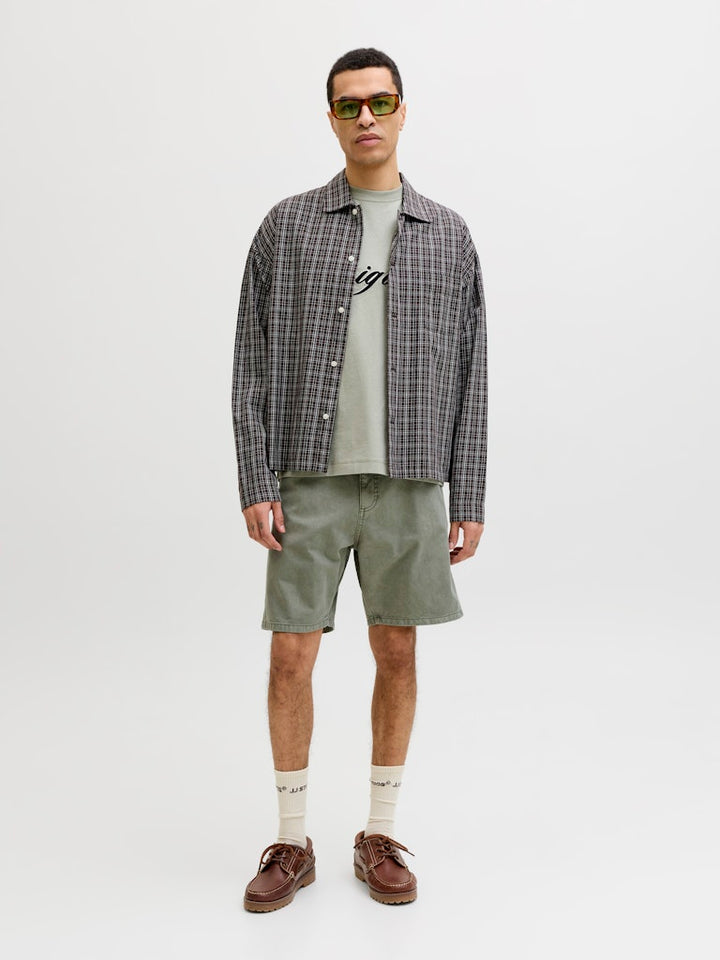 Jpsttony Raye Worker Short Mid - Groen