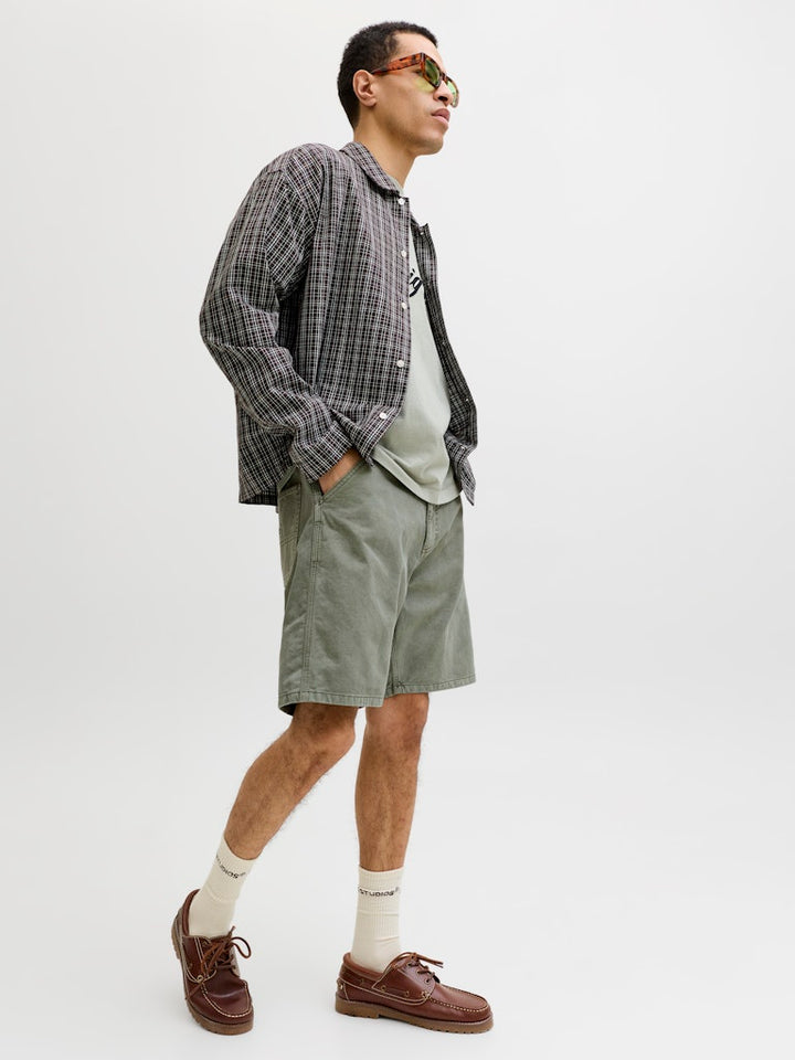 Jpsttony Raye Worker Short Mid - Groen