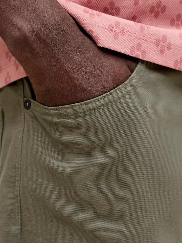 Jpstrick Allen Icon Shorts Reg Sn - Olijf
