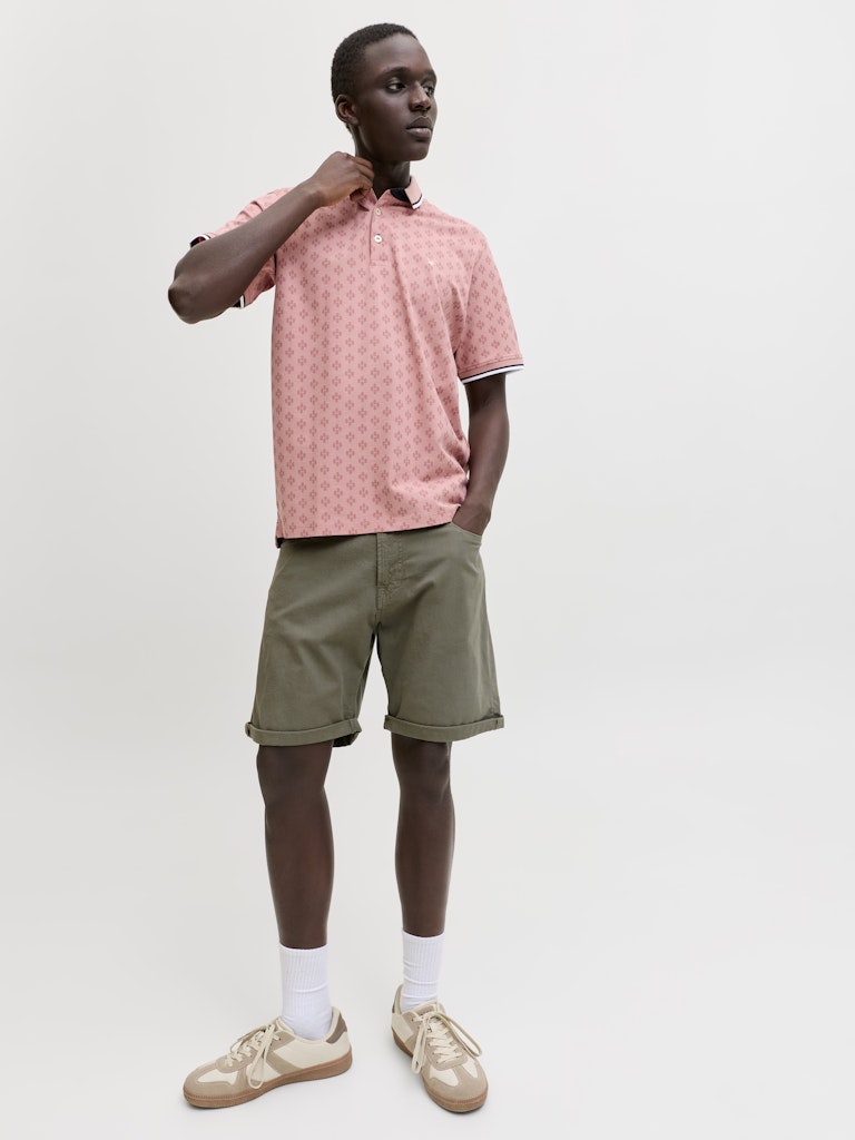 Jpstrick Allen Icon Shorts Reg Sn - Olijf