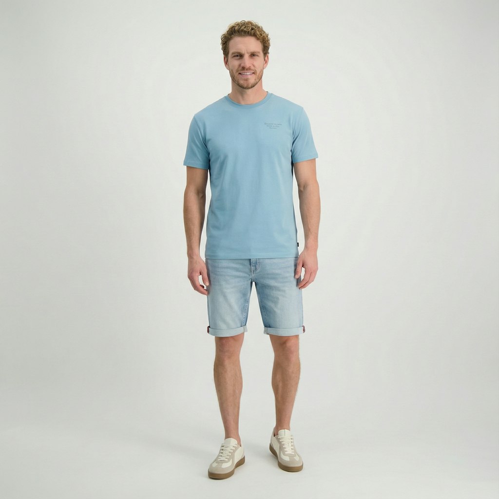 Target Den.short Dark Used - Blue Denim