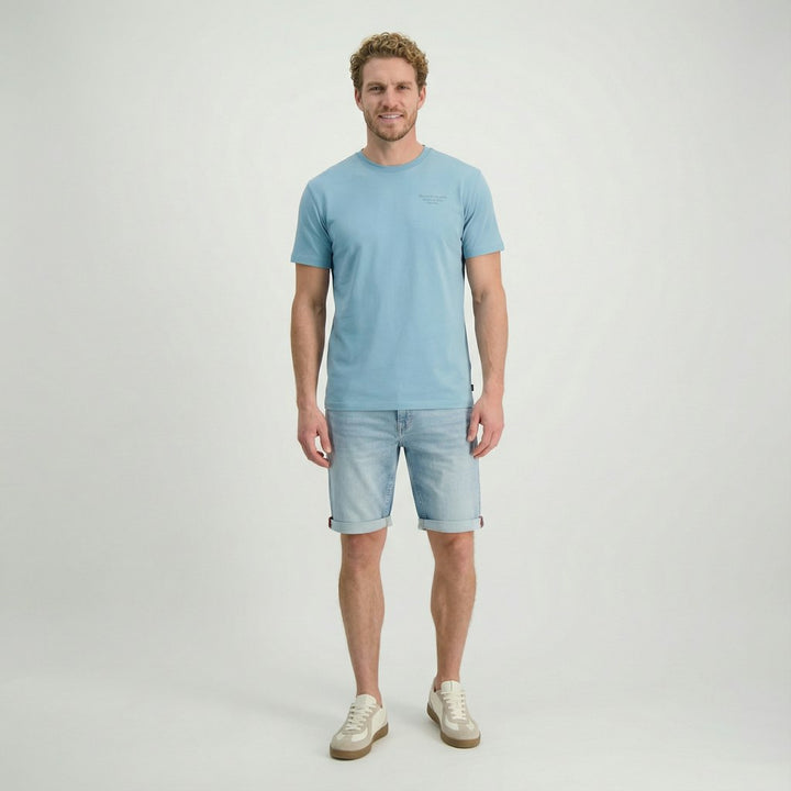 Target Den.short Dark Used - Blue Denim