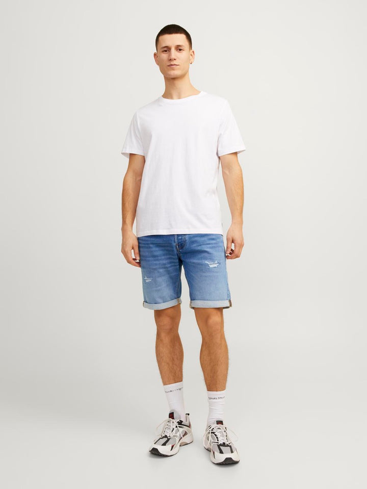 Jjirick Jjicon Shorts Ge 709 I.k Ss - Blue Denim