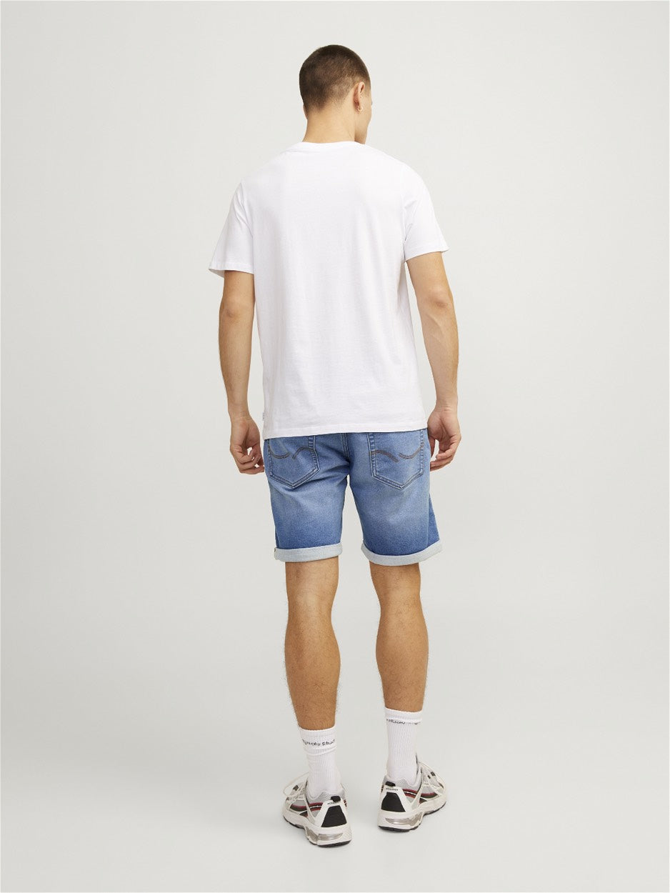 Jjirick Jjicon Shorts Ge 709 I.k Ss - Blue Denim