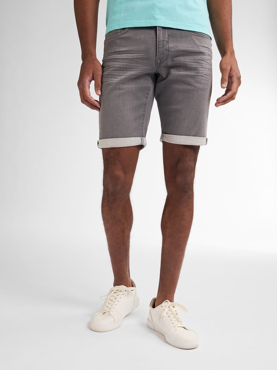 Men Shorts Denim - Grey Denim