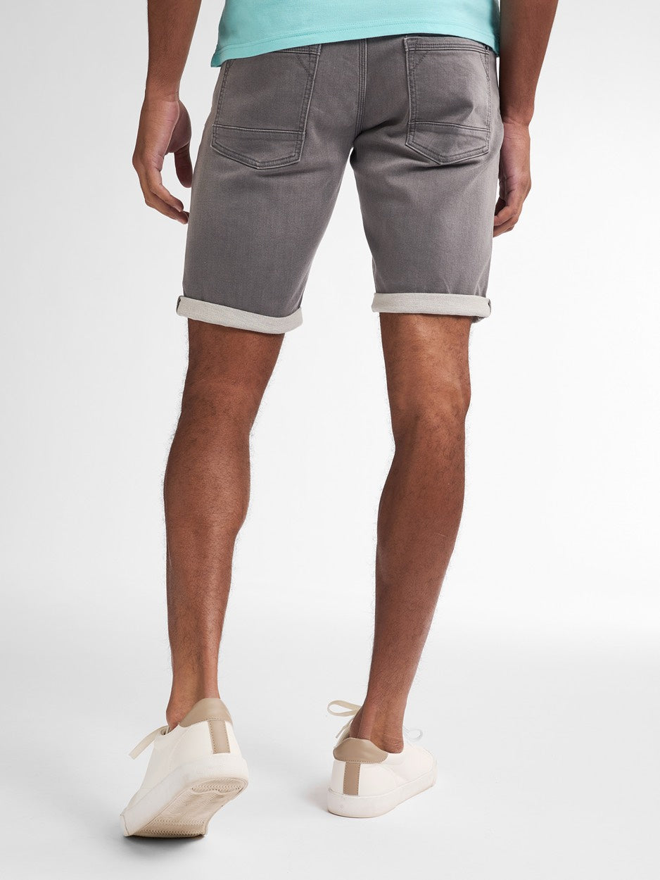 Men Shorts Denim - Grey Denim