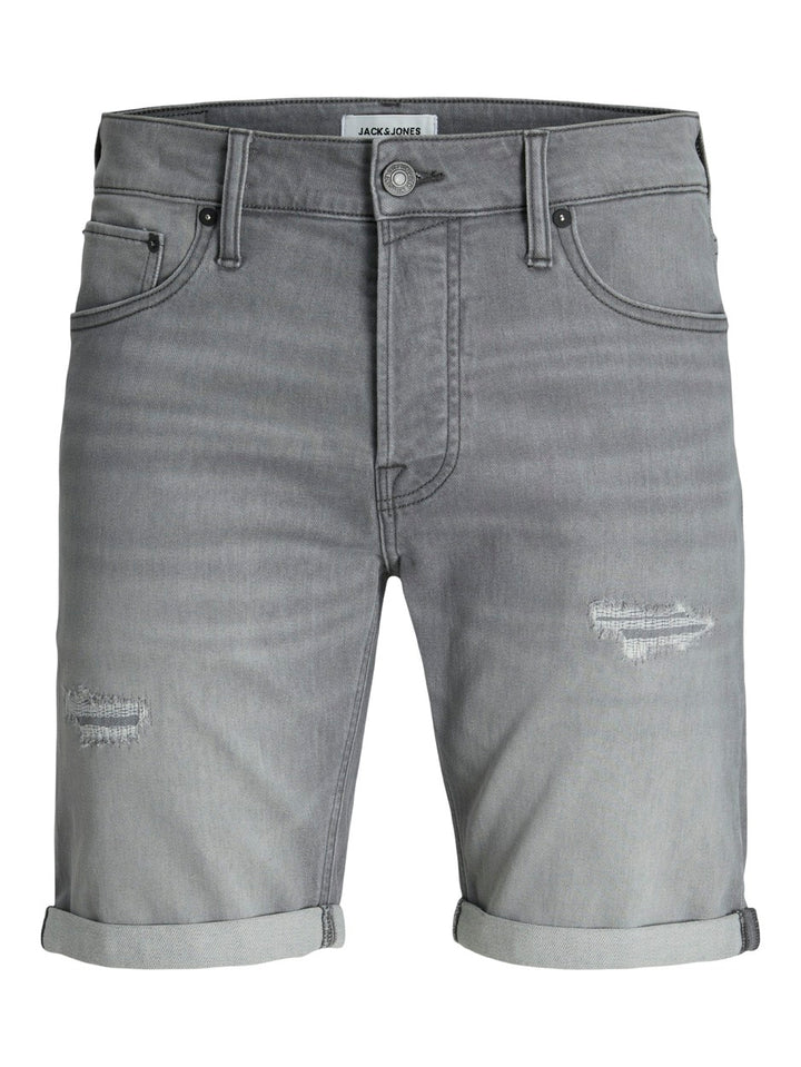 Jjirick Jjicon Shorts Ge 380 I.k Ss - Grey Denim