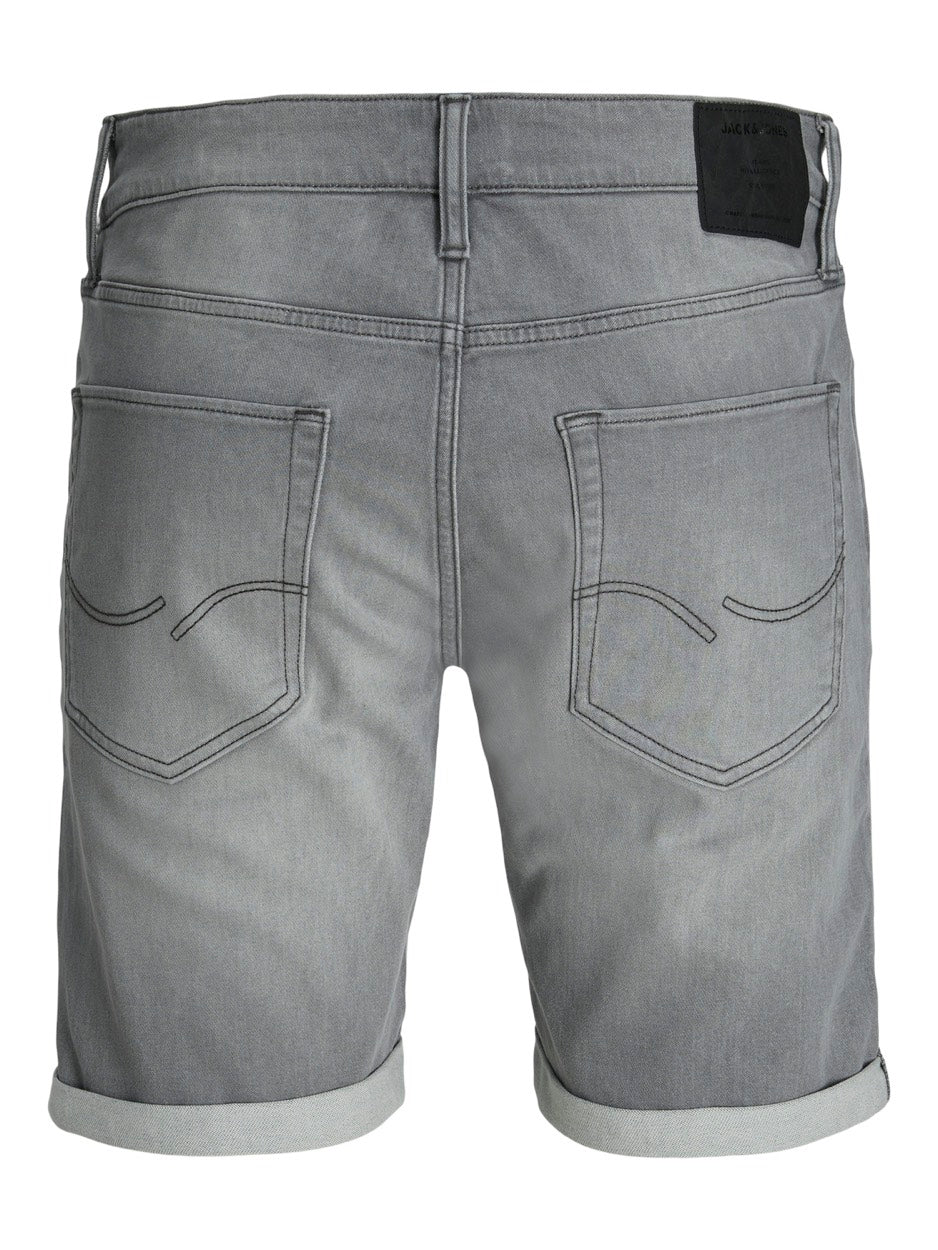 Jjirick Jjicon Shorts Ge 380 I.k Ss - Grey Denim