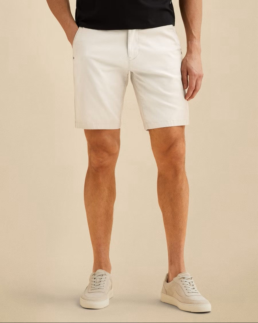 V65 Shorts Dobby Stretch Pakket Sh - Off-white