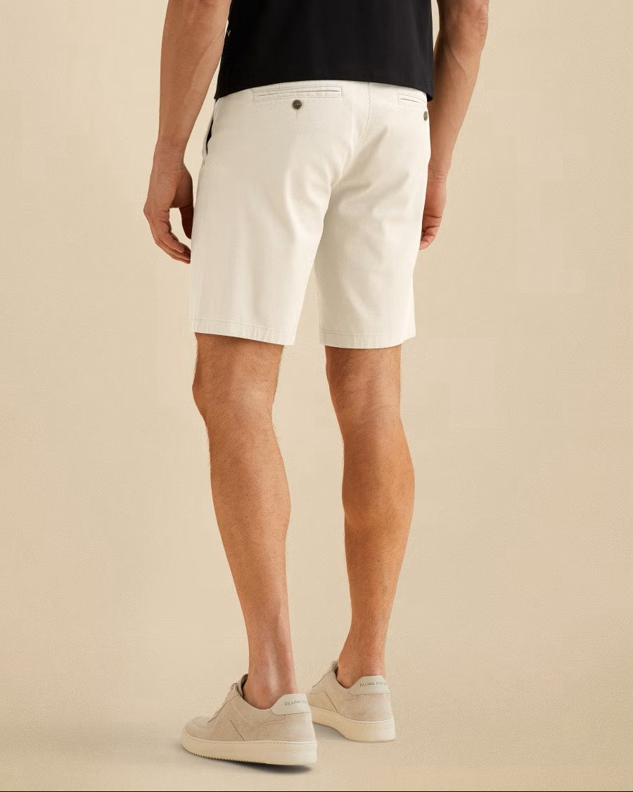 V65 Shorts Dobby Stretch Pakket Sh - Off-white