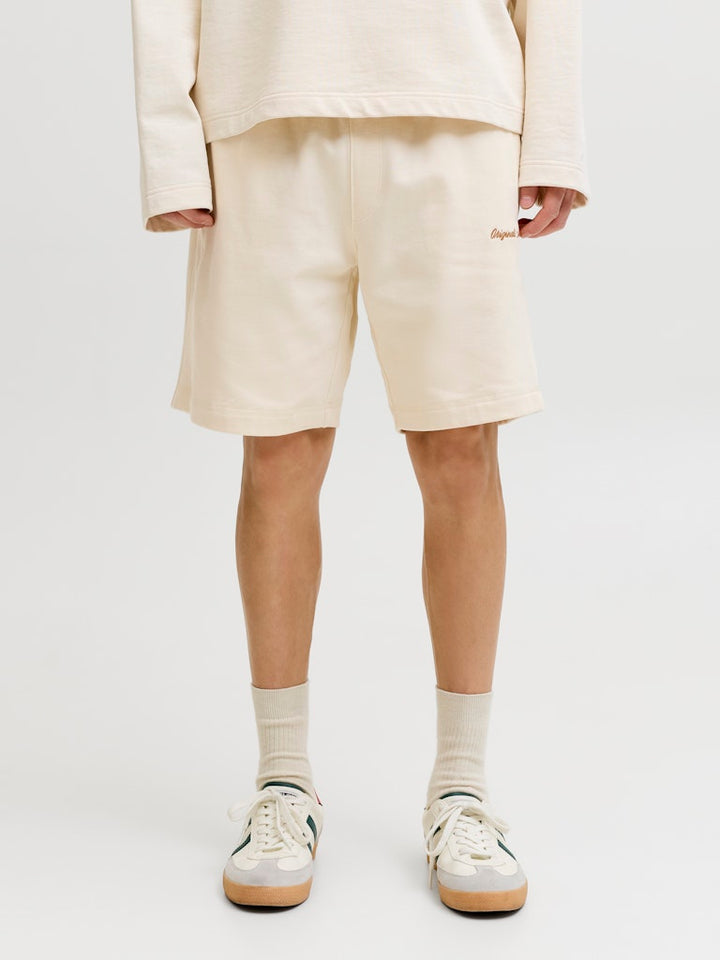 Jpstkarl Norrebro Sweat Shorts Reg Sn - Ecru