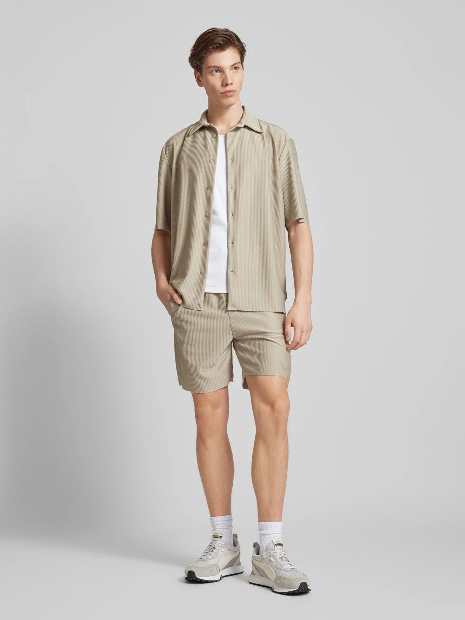 Onsdrum Pleated Shorts - Beige