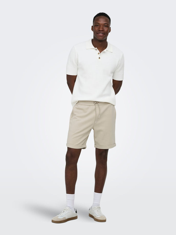 Onsnewkodyl Reg Linus Shorts - Beige