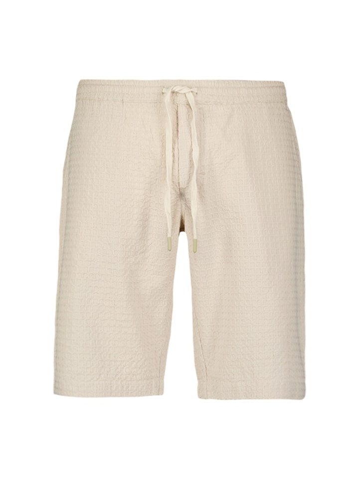 Short Chino Jacquard Uni - Beige