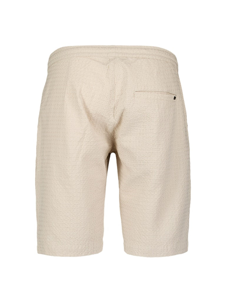Short Chino Jacquard Uni - Beige