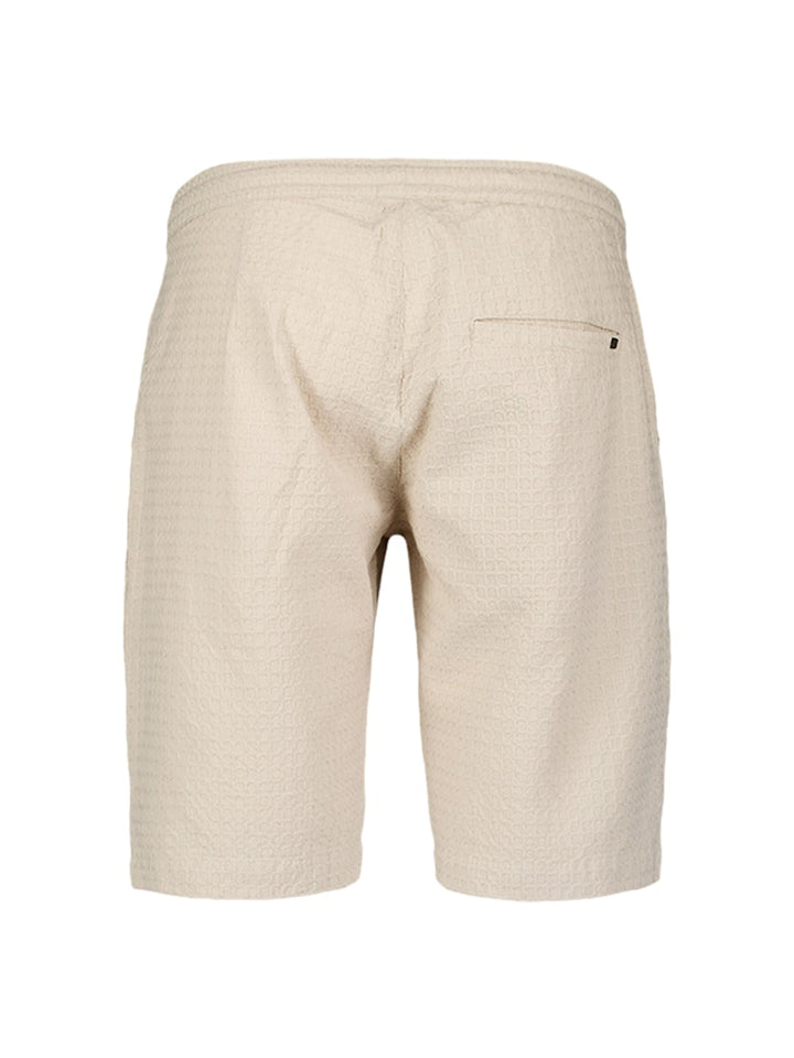 Short Chino Jacquard Uni - Beige