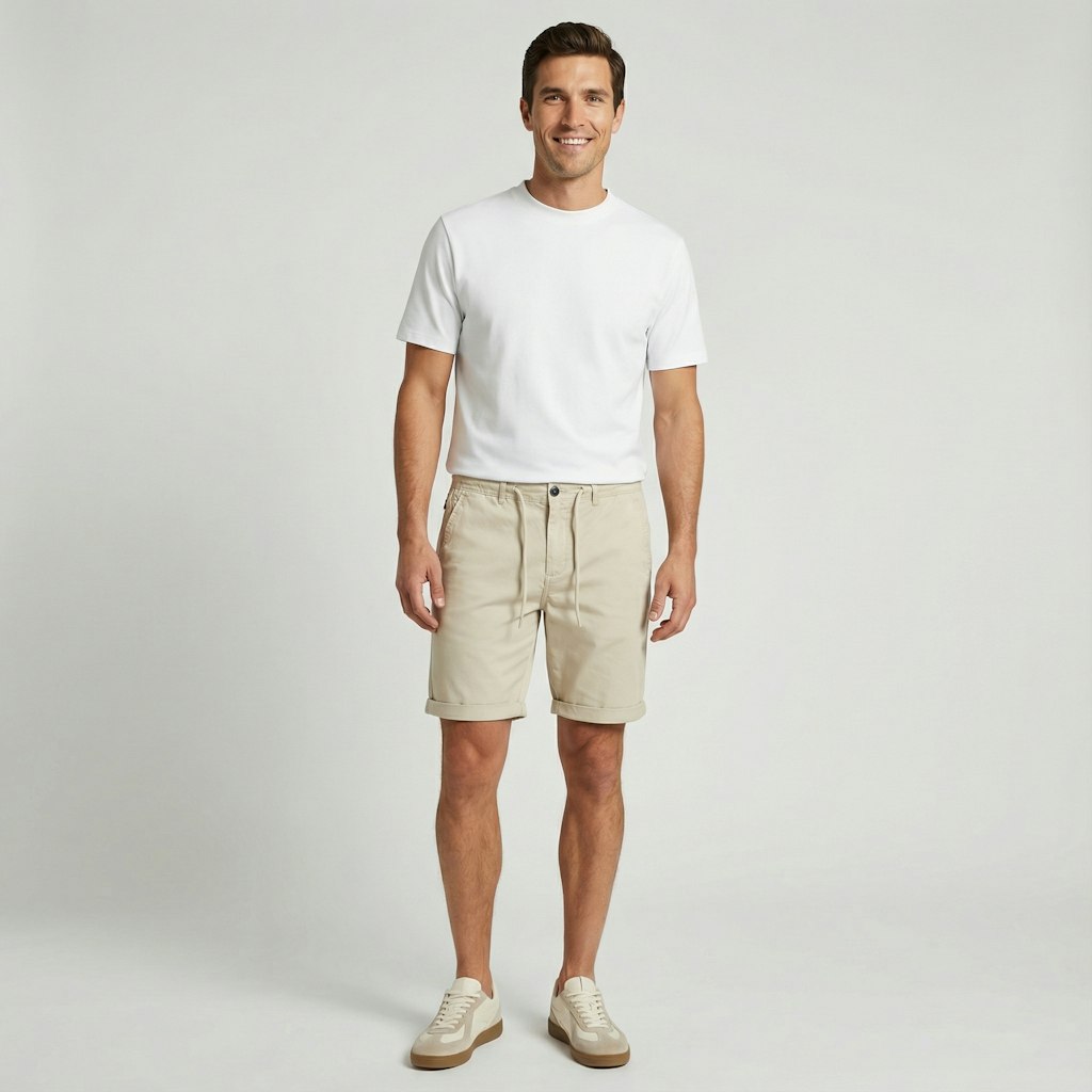 Ronall Travel Short Navy - Beige