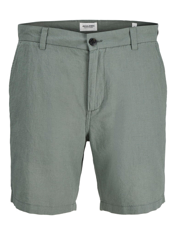 Jpstace Summer Linen Blend Short Reg Sn - Olijf