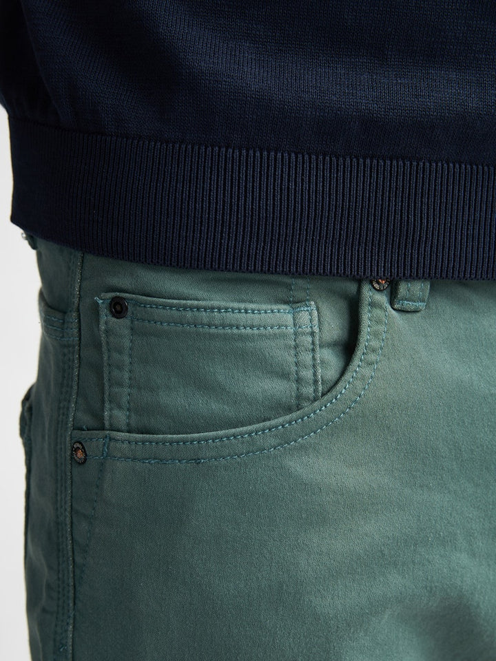 Men Shorts Denim - Oud Groen