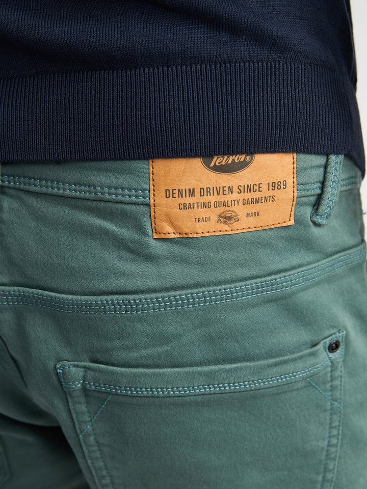Men Shorts Denim - Oud Groen