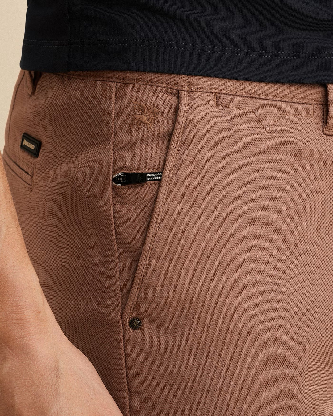 V65 Shorts Dobby Stretch Pakket Sh - Bordeaux