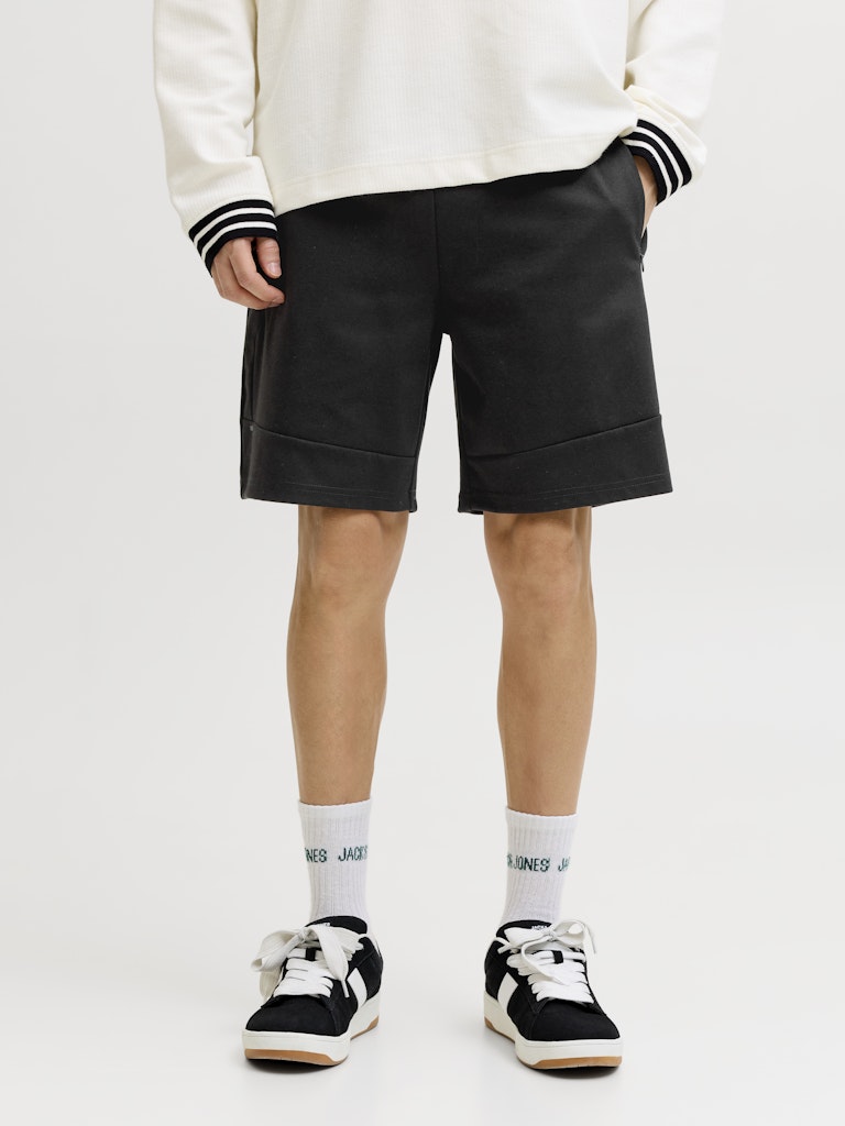 Jpstgordon Base Sweat Shorts Srt Sn - Zwart