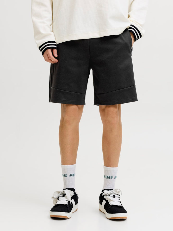 Jpstgordon Base Sweat Shorts Srt Sn - Zwart