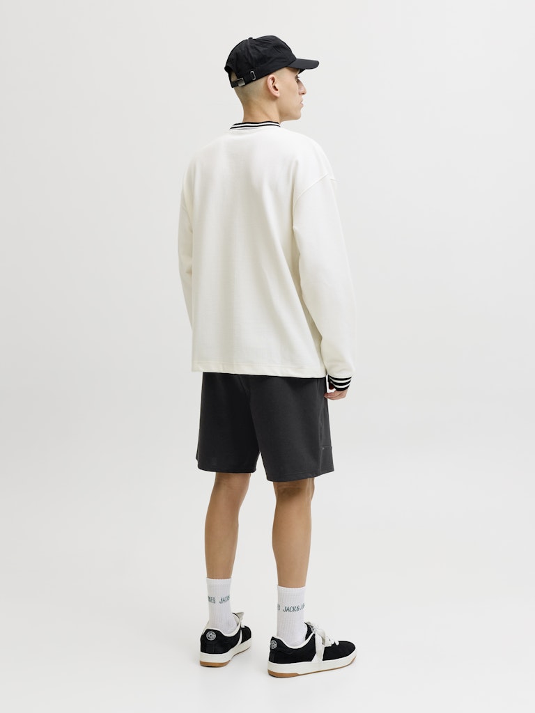 Jpstgordon Base Sweat Shorts Srt Sn - Zwart