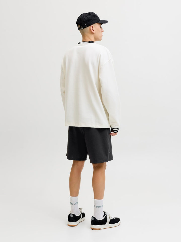 Jpstgordon Base Sweat Shorts Srt Sn - Zwart