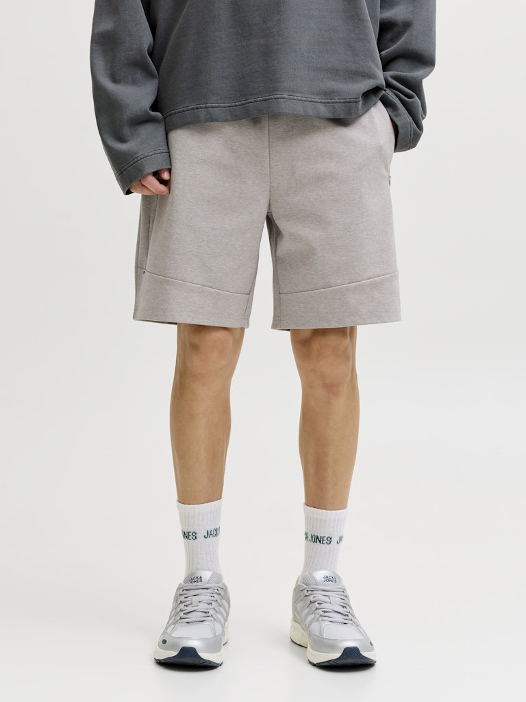 Jpstgordon Base Sweat Shorts Srt Sn - Lichtgrijs