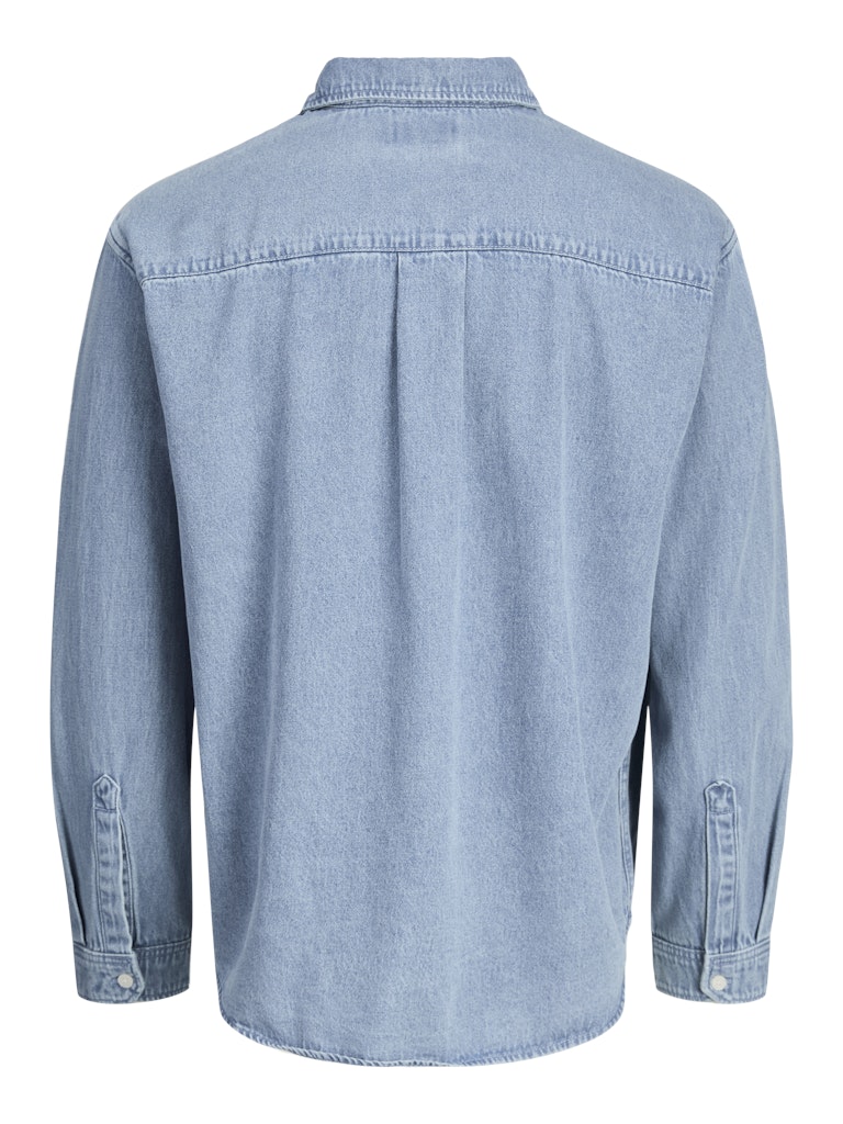 Jack & Jones Norrebro overhemd l/m denim heren - Blue Denim