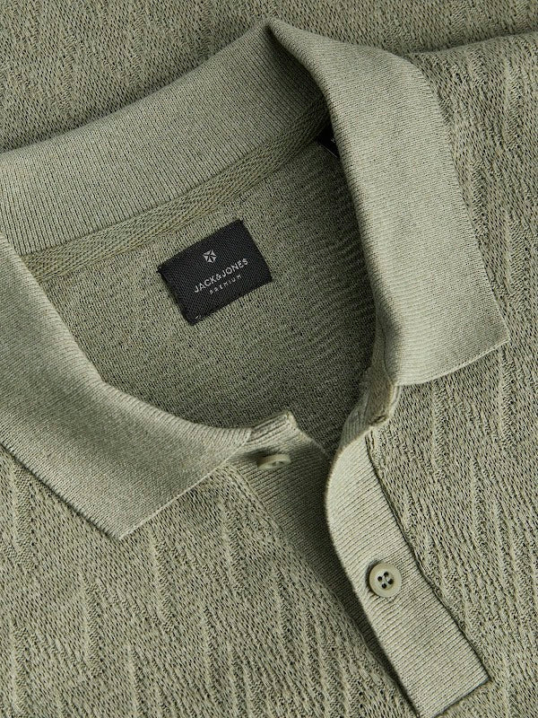 Jack & Jones polo k/m heren army – 12293000 Blatrenton