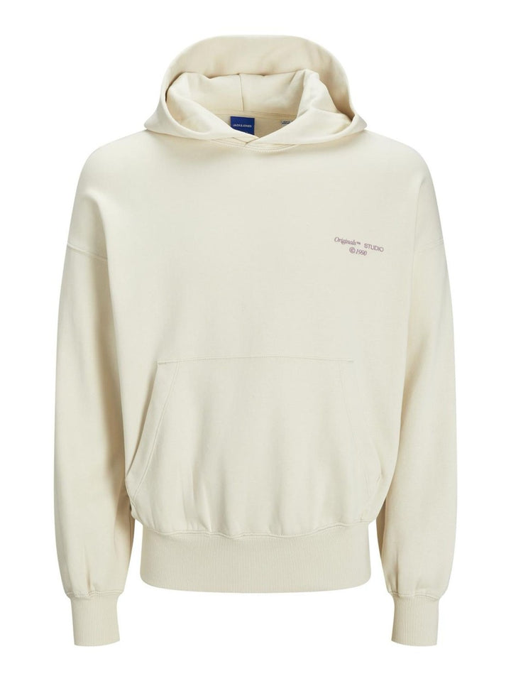 Jornoho Back Graphic Sweat Hood - Off-white